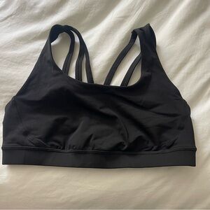 Lululemon Women's Black Sports Bra